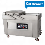Напольный двухкамерный вакуумный упаковщик DZ-410/2SA (нержавеющая сталь)